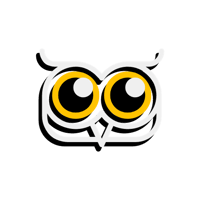 Owl White Transparent